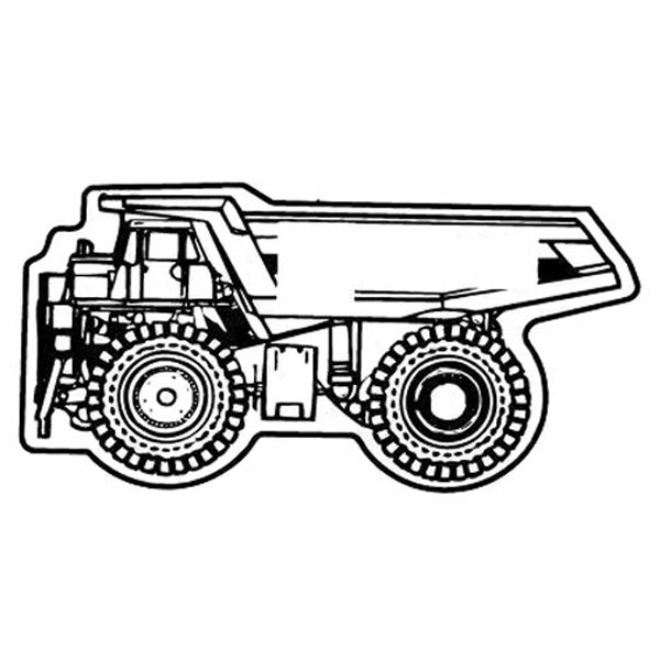 Magnet - Miner Dump Truck - Full Color 2