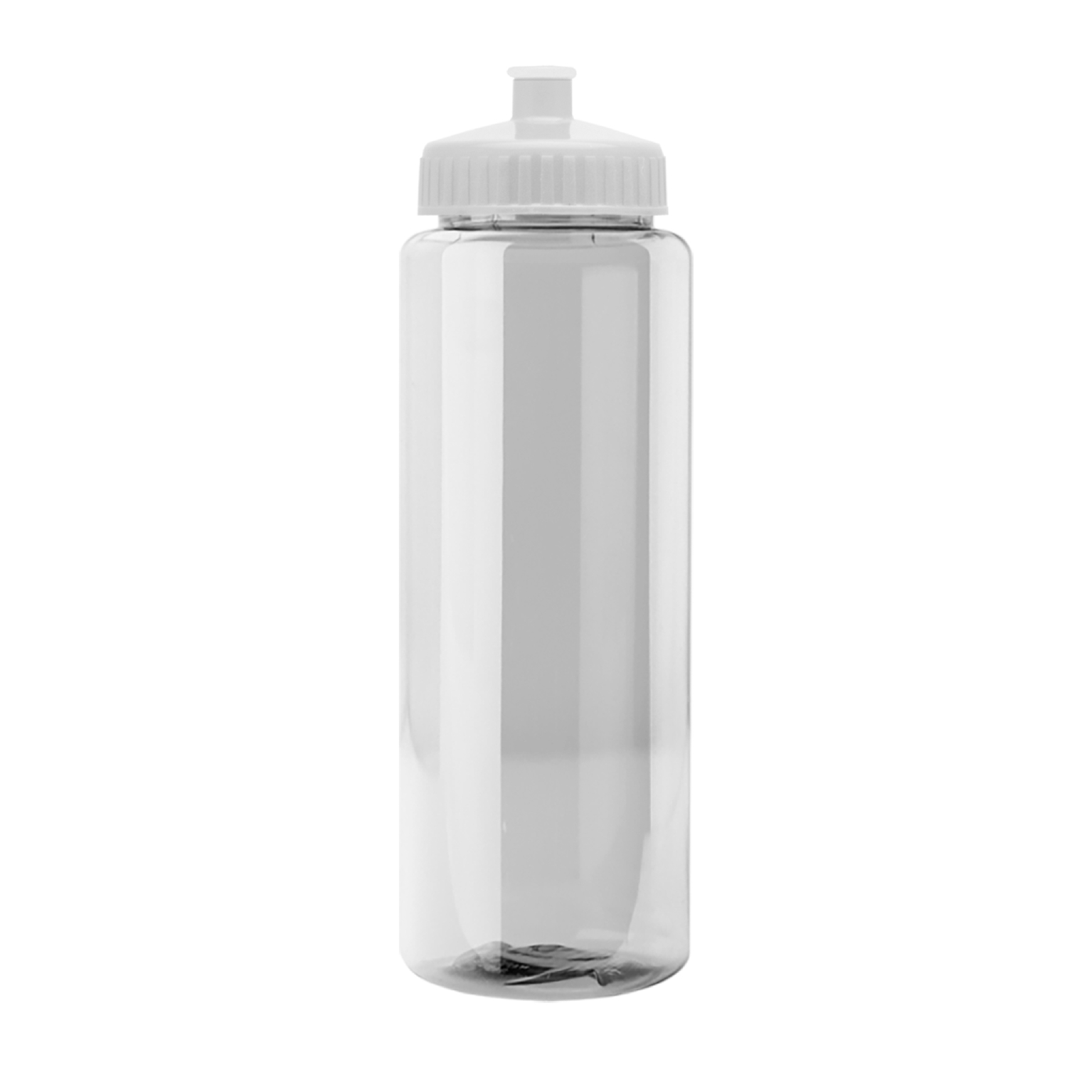 Push Pull Lid Transparent Sports Water Bottle, 32oz. 3