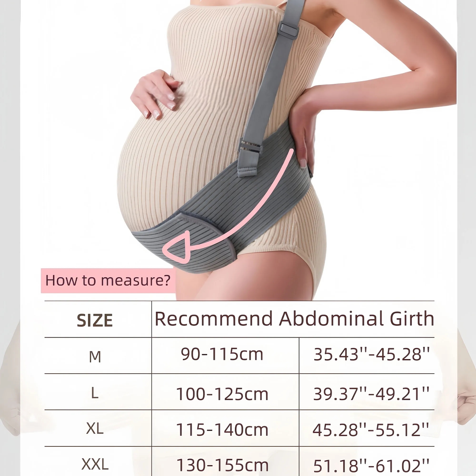 Comfortable Pregnancy Back Support Belt With Shoulder Strap 1
