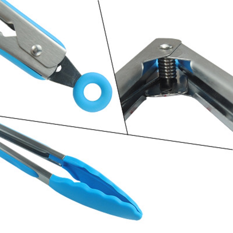 Food Grade Silicone Kitchen Tongs 6