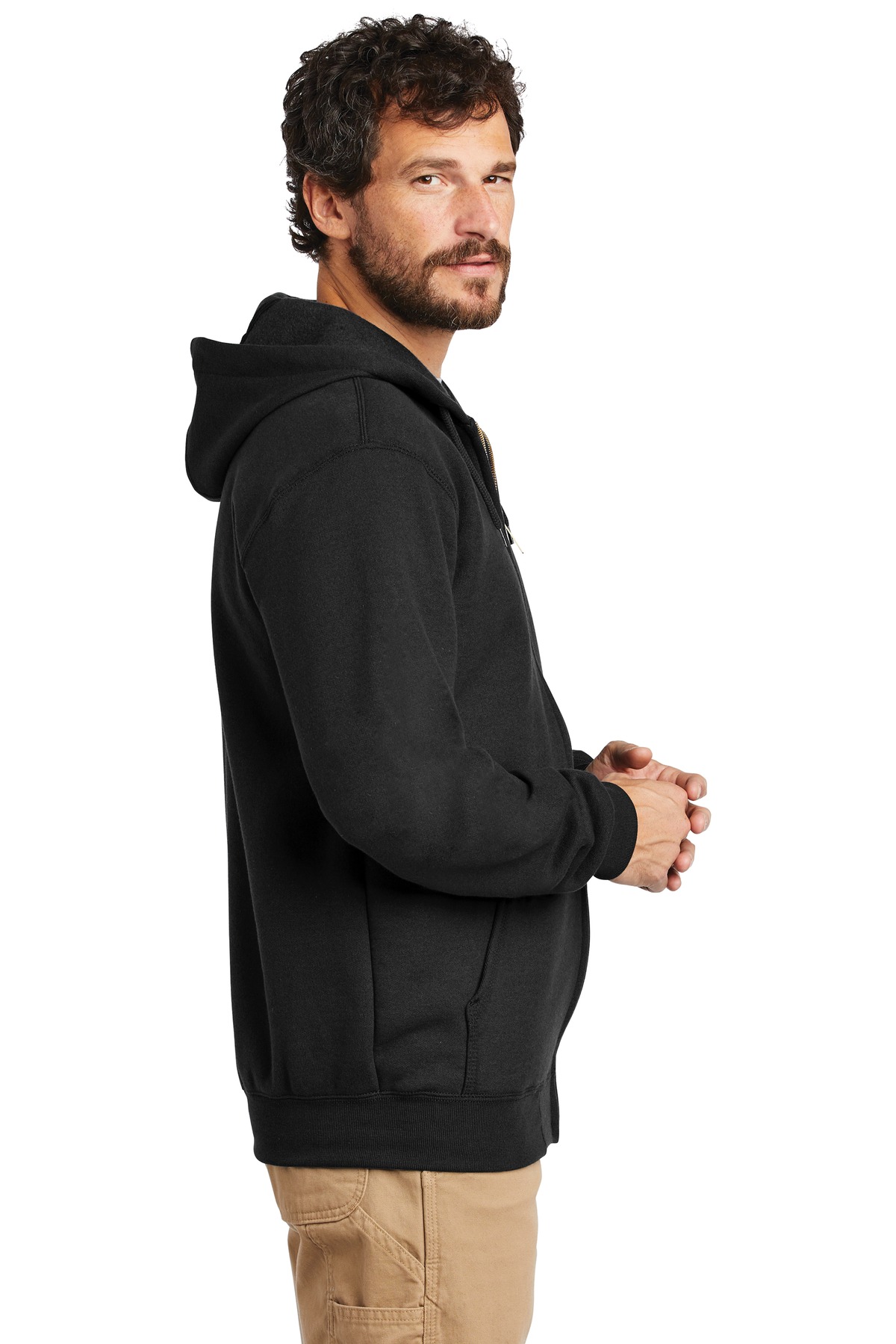 Carhartt Midweight Hooded Zip-Front Sweatshirt. CTK122, custom hoodie or sweatshirt with logo imprint 57