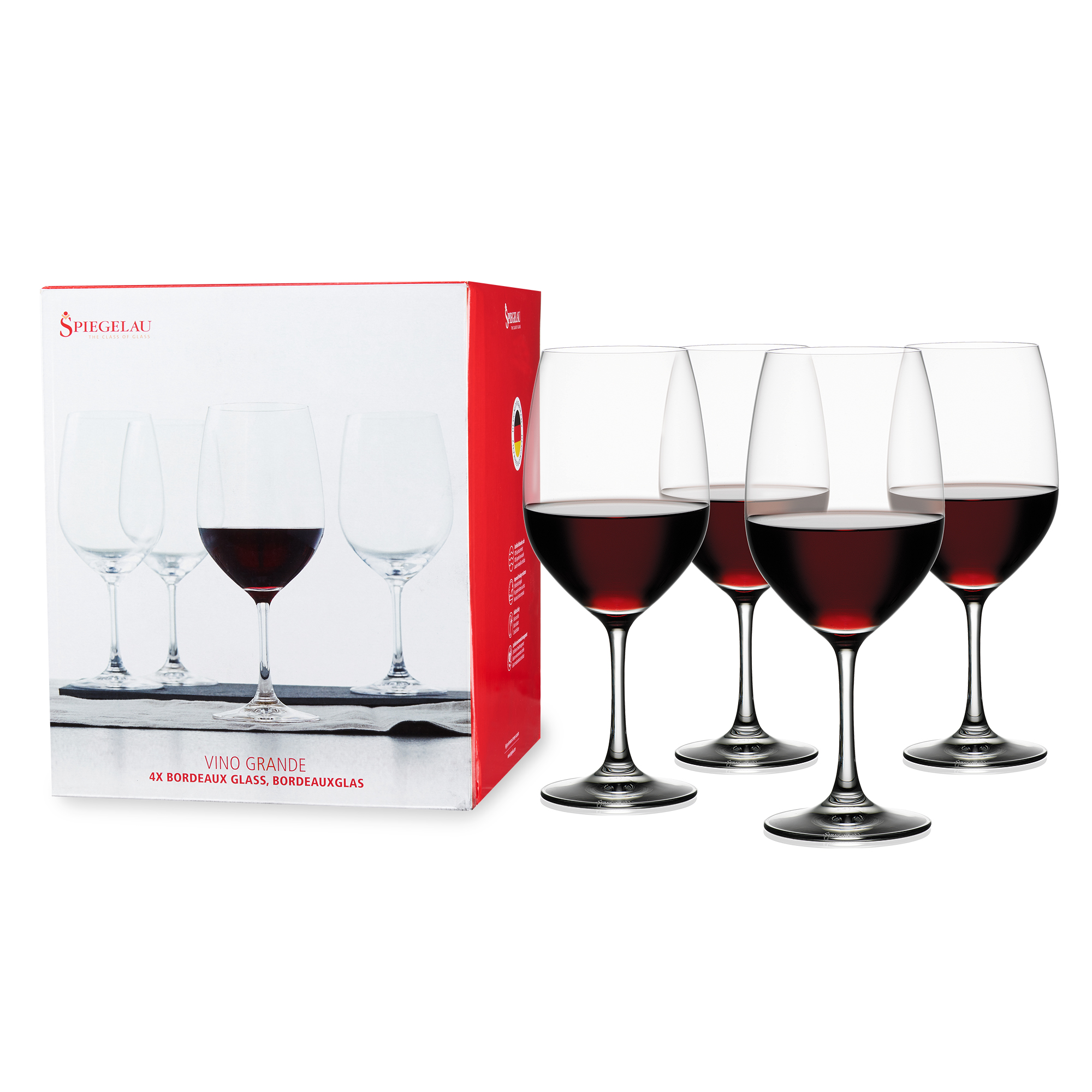 Spiegelau 21.9 oz Vino Grande Bordeaux Glass, set of 4 10