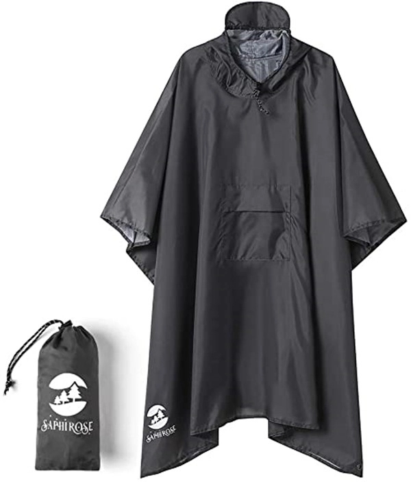 Rain Poncho, Raincoat Jacket For Adults With Closure bag 4