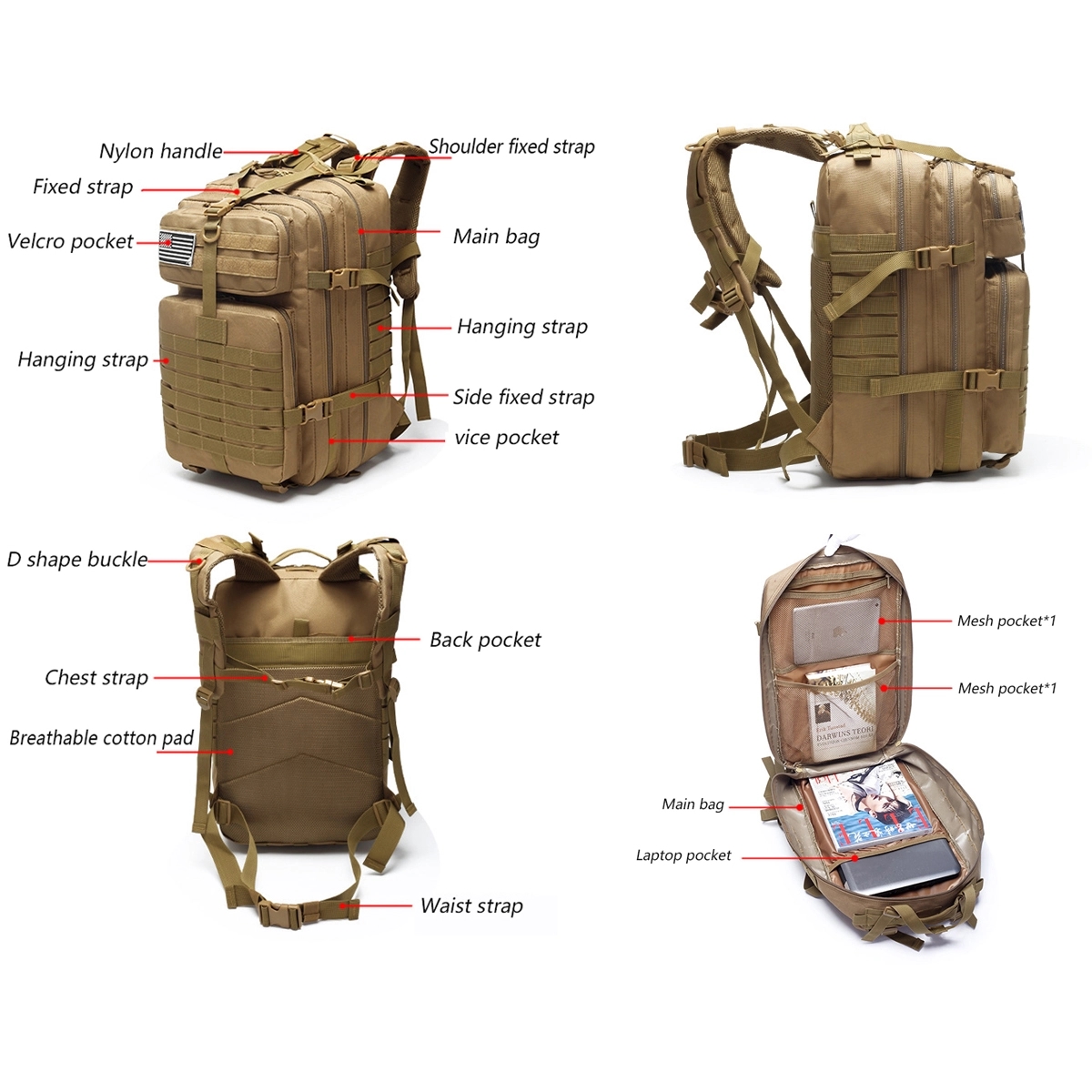 Military Tactical Backpack 2