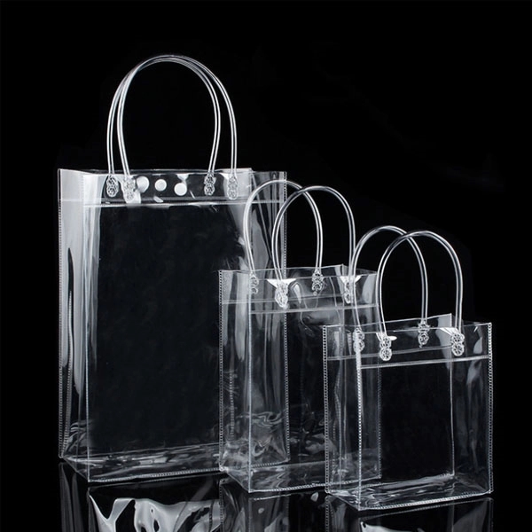 PVC Plastic Bags with Handles 7