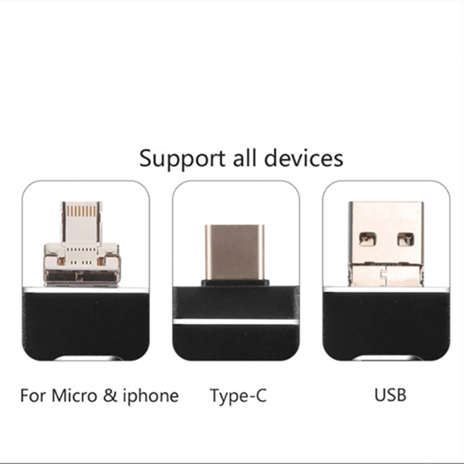 64Gb Usb 4-In-1 Compact Portable Flash Drive 5