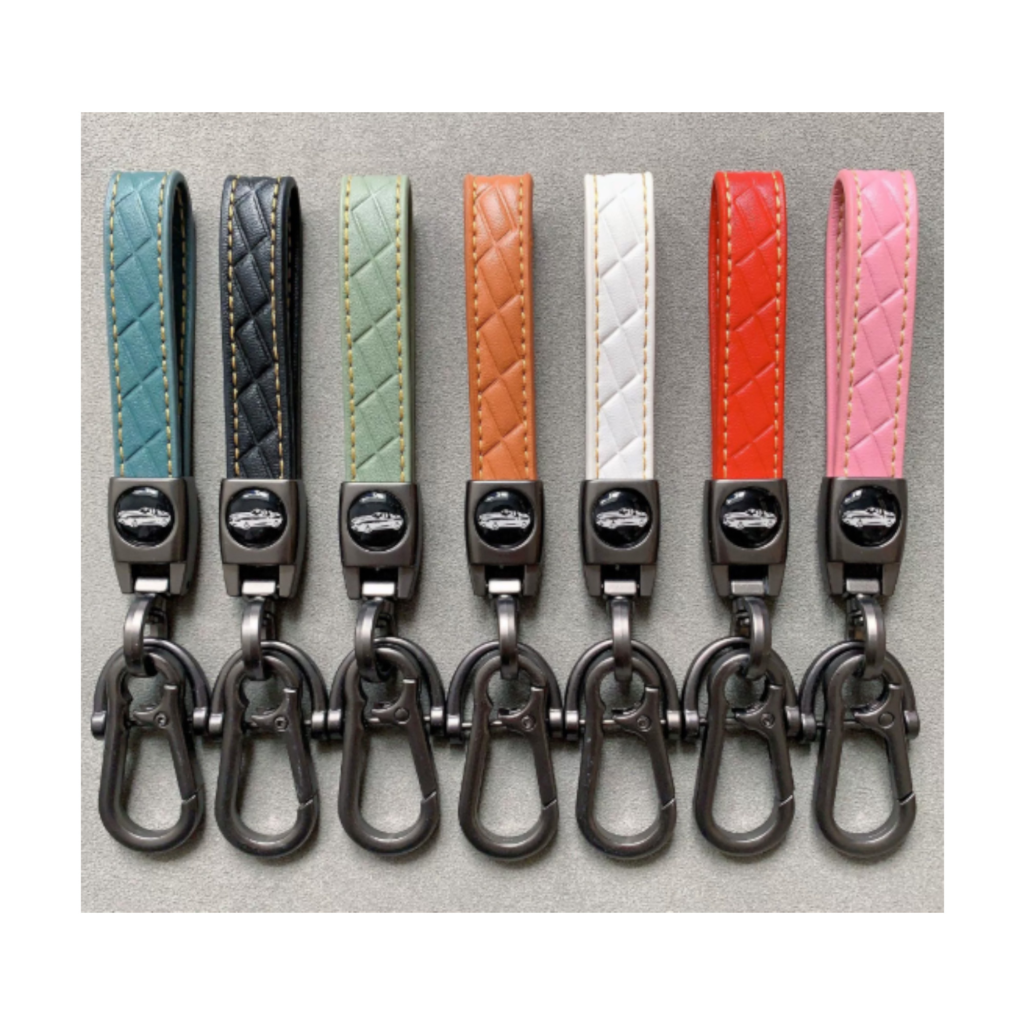 Suede Car Keychain 1
