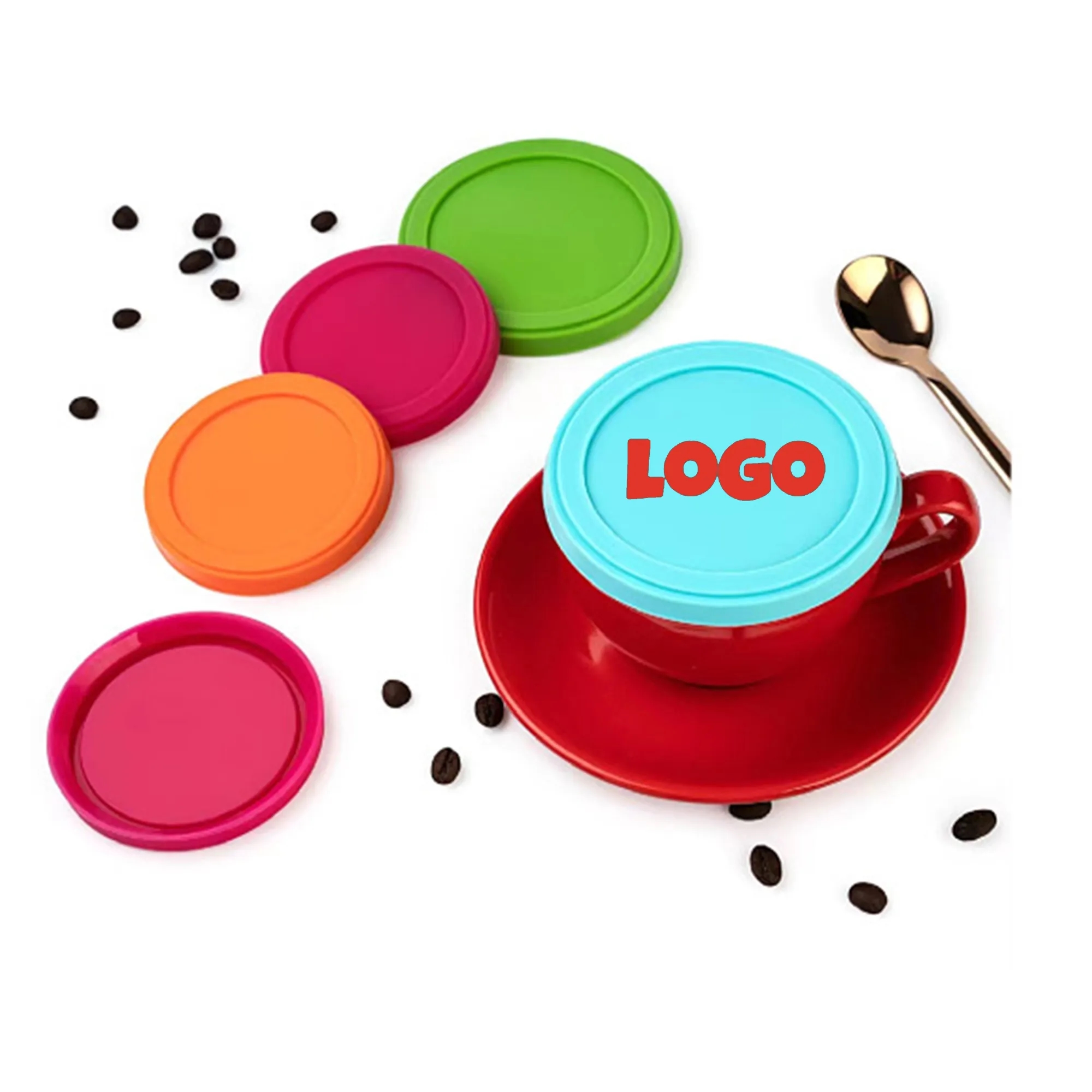 Silicone Dustproof Coffee Cup Lid 3