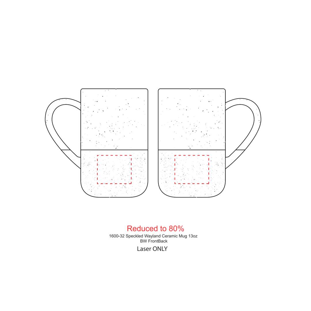 Speckled Wayland Ceramic Mug 13oz 150