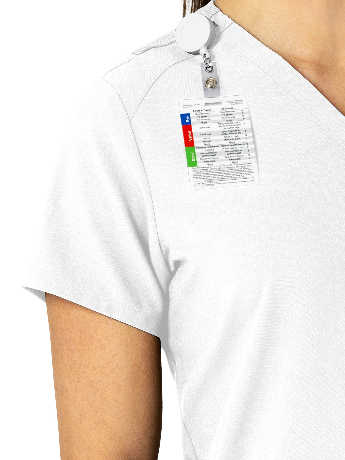 Wink - W123 - Women's Three-Pocket Flex-N-Reach V-Neck Top 1