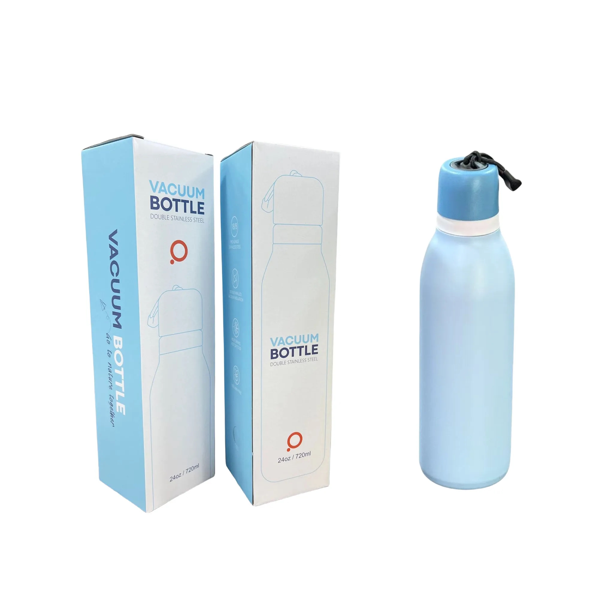 18oz Insulated vacuum flask Sports Water Bottles Macaron 9