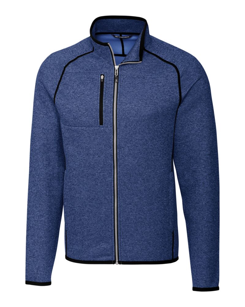 Cutter & Buck Mainsail Sweater-Knit Mens Full Zip Jacket 28