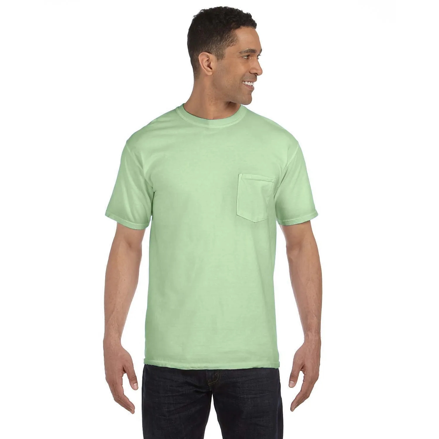 COMFORT COLORS ADULT HEAVYWEIGHT 6.1 OZ. POCKET T-SHIRT 85
