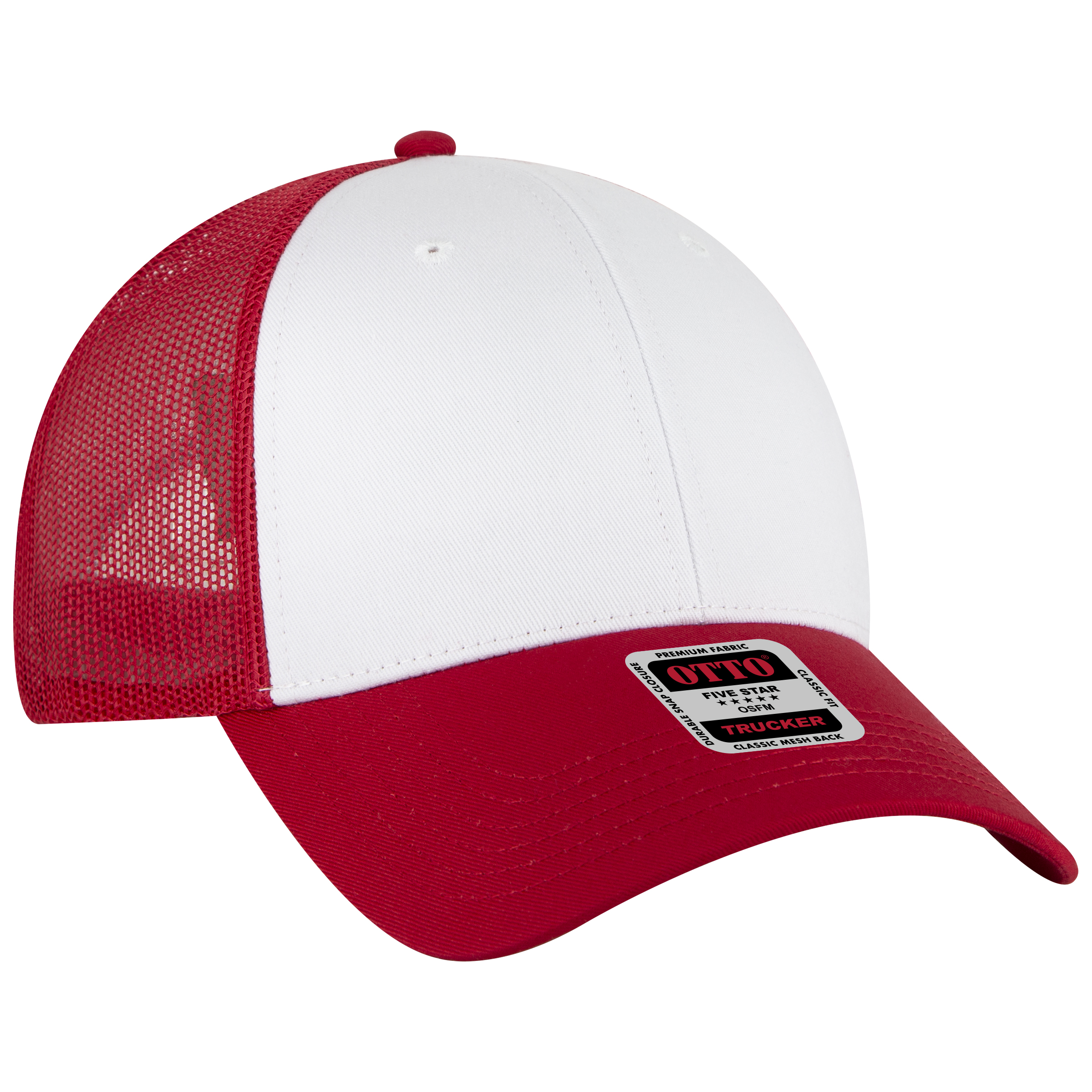 OTTO CAP® 6 Panel Low Profile Mesh Back Trucker Hat 89