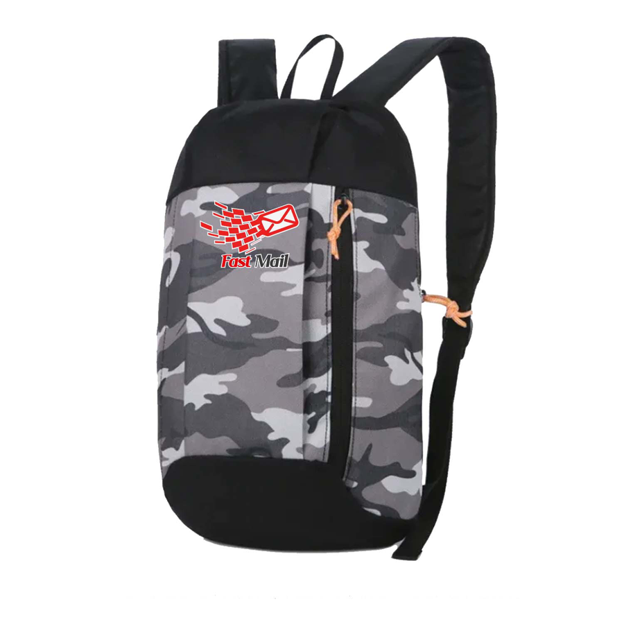 Stock Camo Waterproof Nylon Backpack - 15.8x8.7x4 in 2