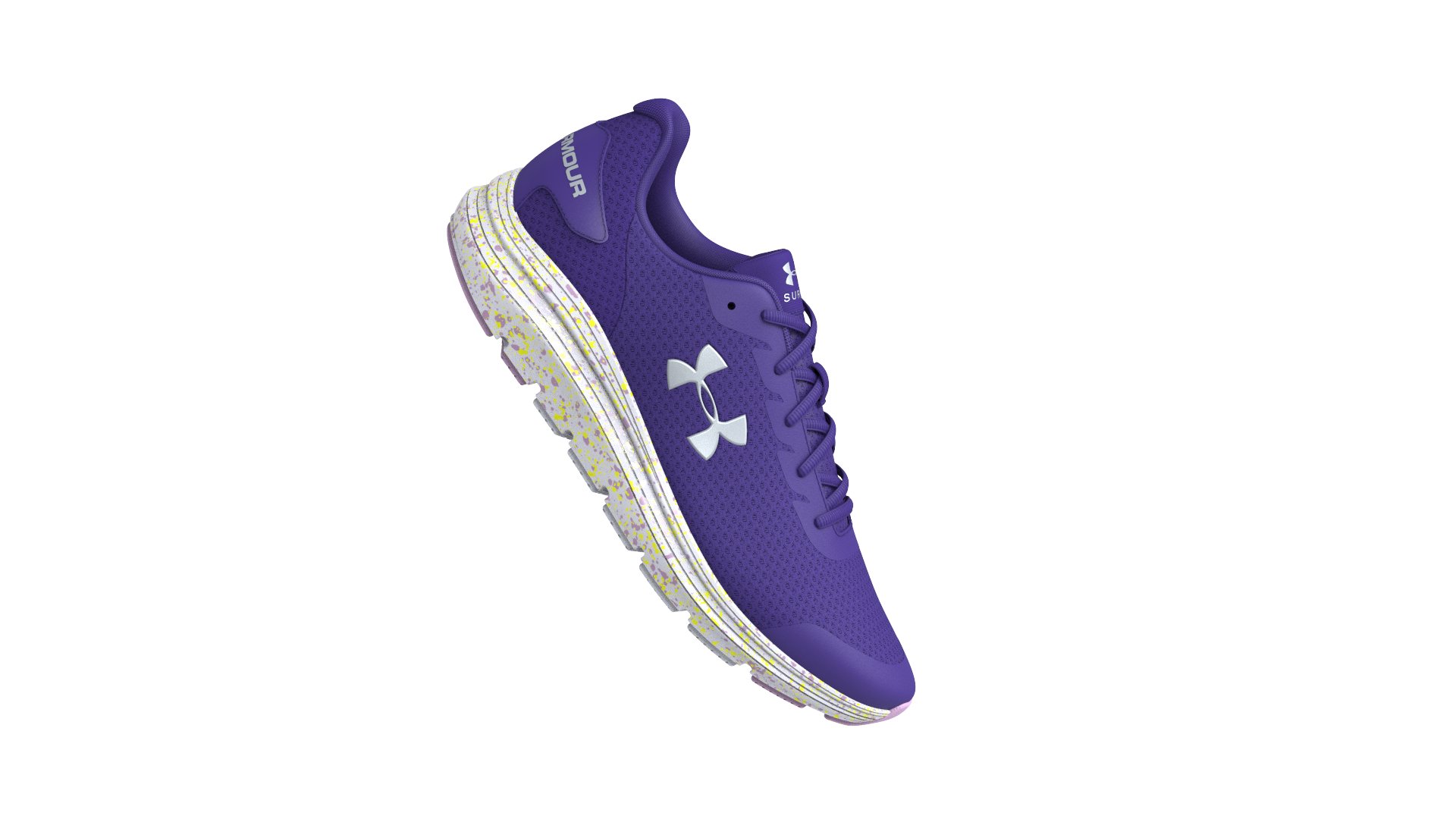 Girls' Grade School UA Surge 2 Fade Running Shoes 2