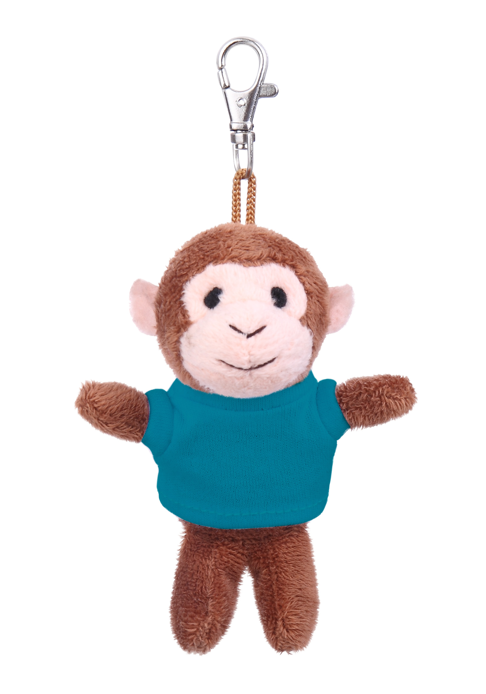 Soft Plush Monkey Keychain with Tee 5