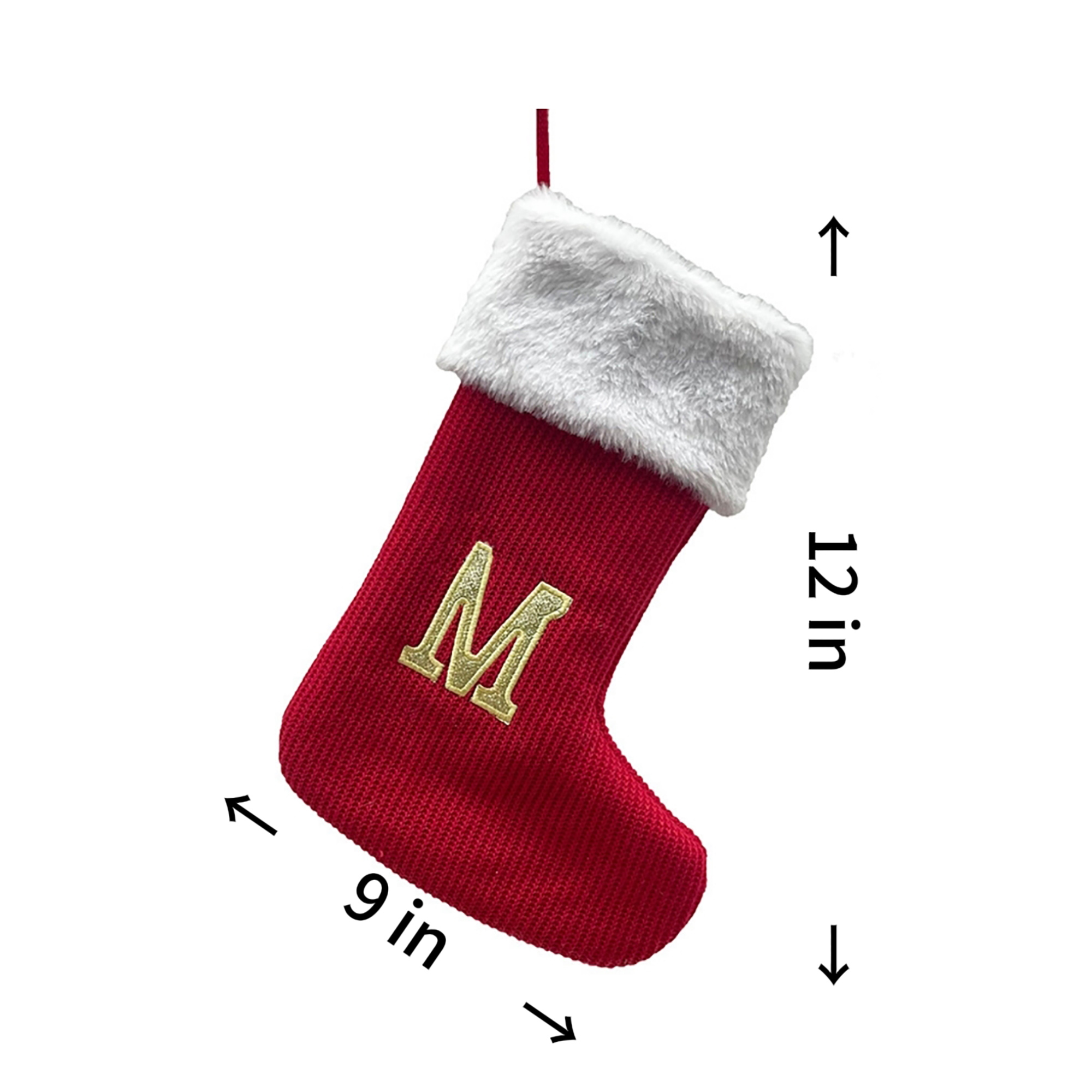 Christmas Stockings Monogrammed with Letters 4