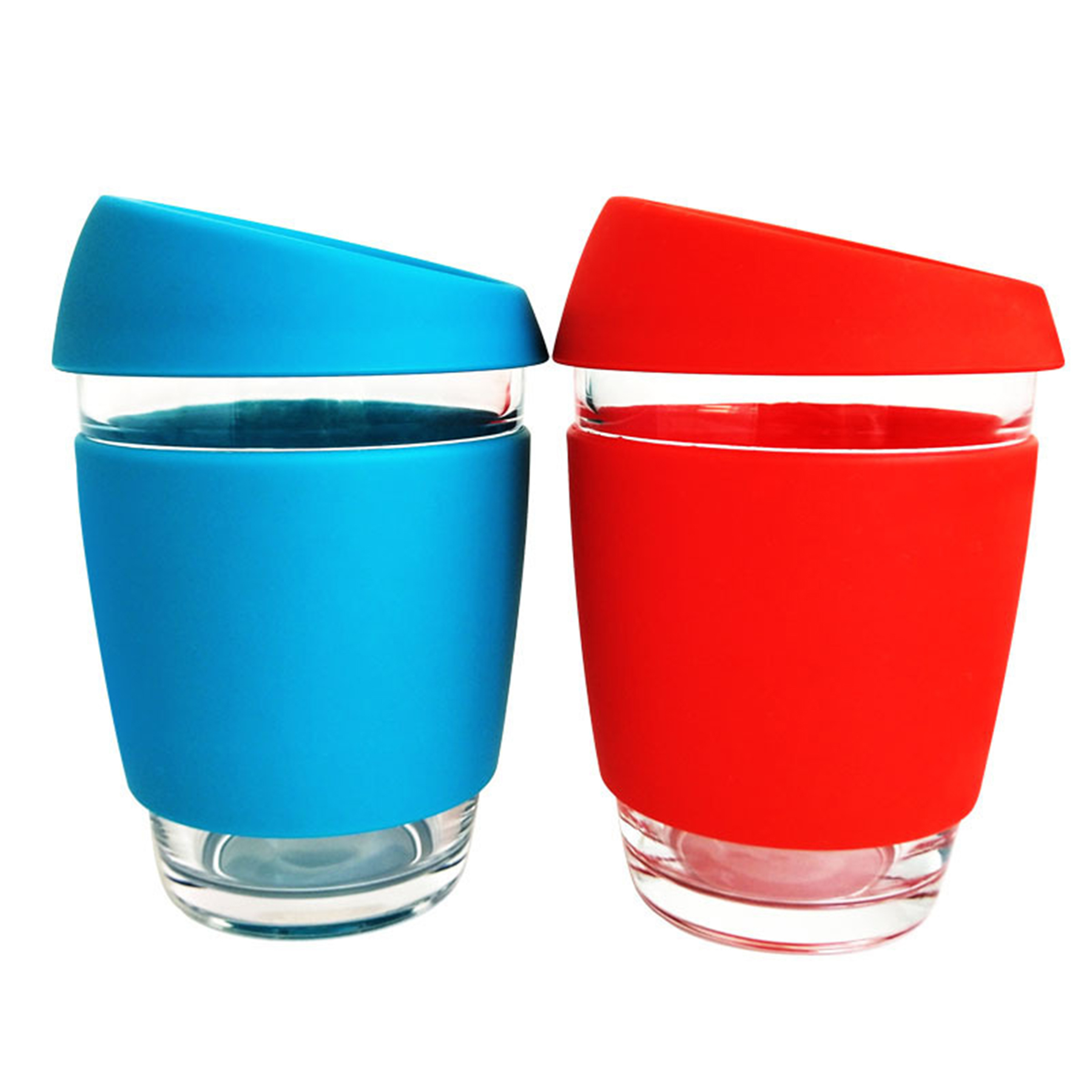 Glass Lid Water Coffee Cup 3