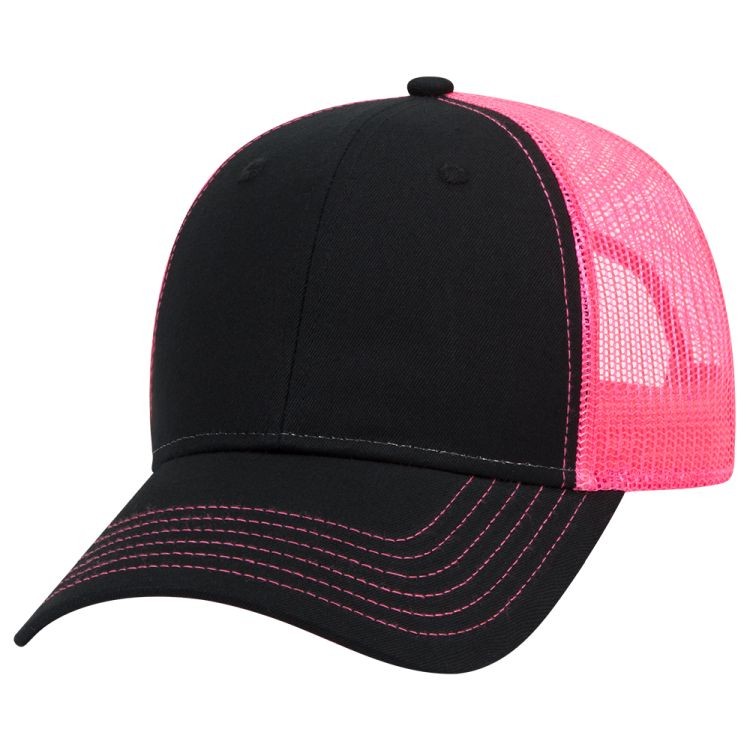 OTTO CAP® 6 Panel Low Profile Mesh Back Trucker Hat 142