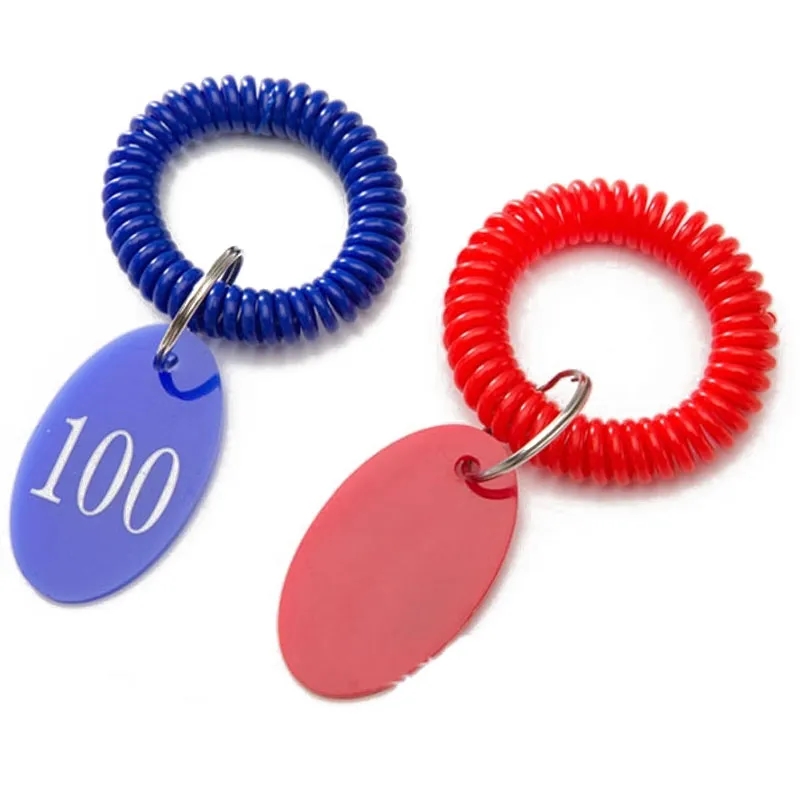 Bracelet Wrist Coil w/Tag Keyring 4