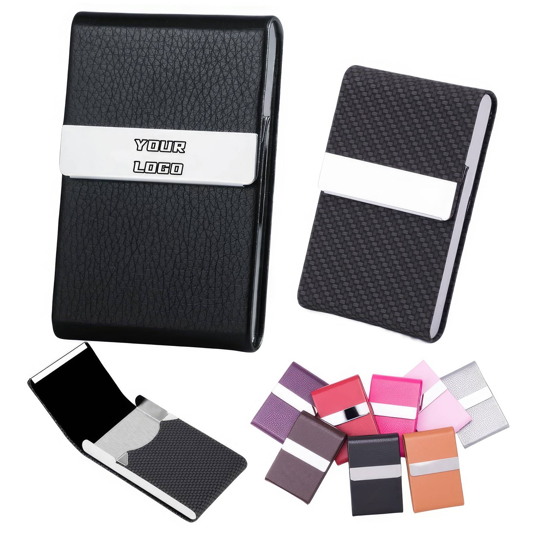 Slim Metal Pocket Business Card Holder 2