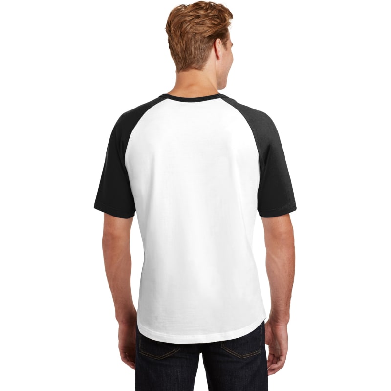 Sport-Tek Short Sleeve Colorblock Raglan Jersey. 4