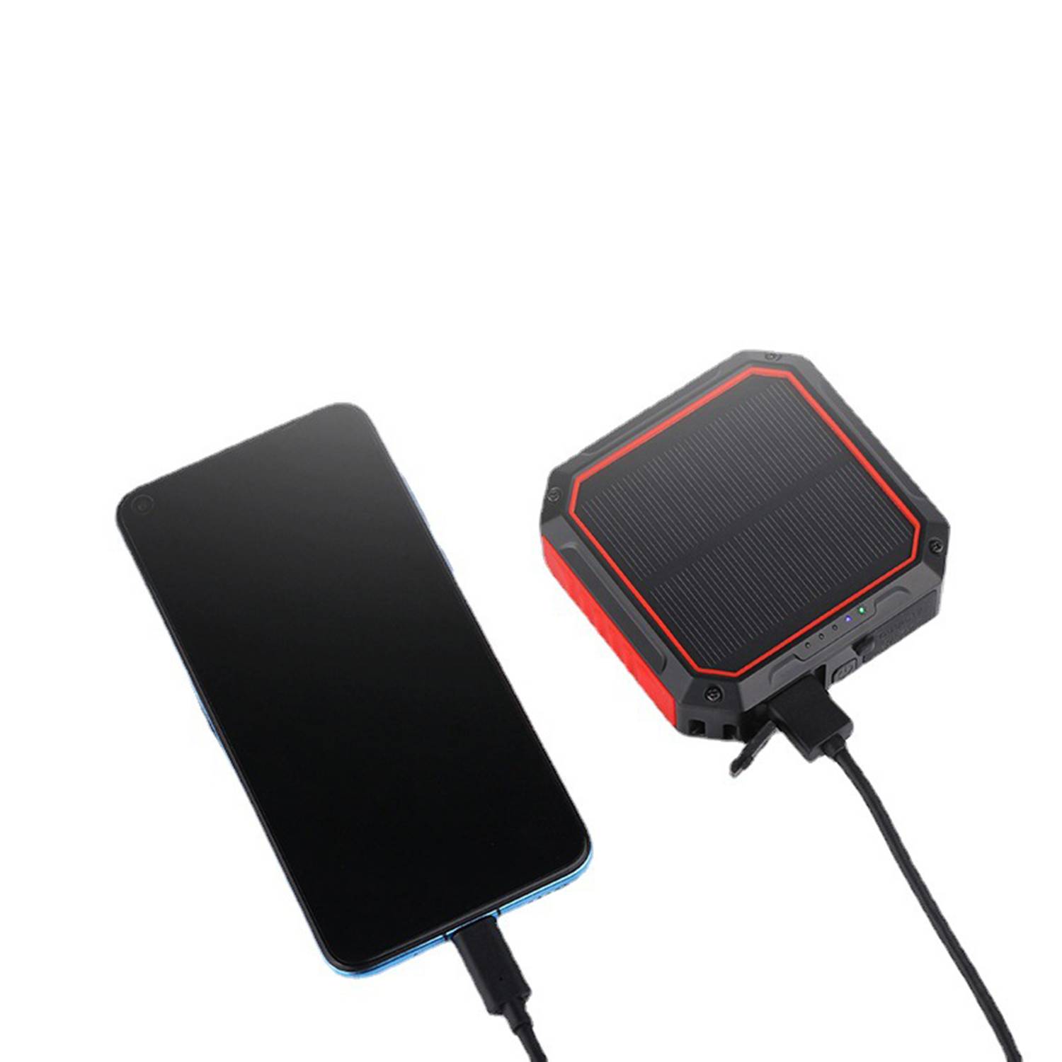 Solar Power Bank Light with Wireless Charger 6