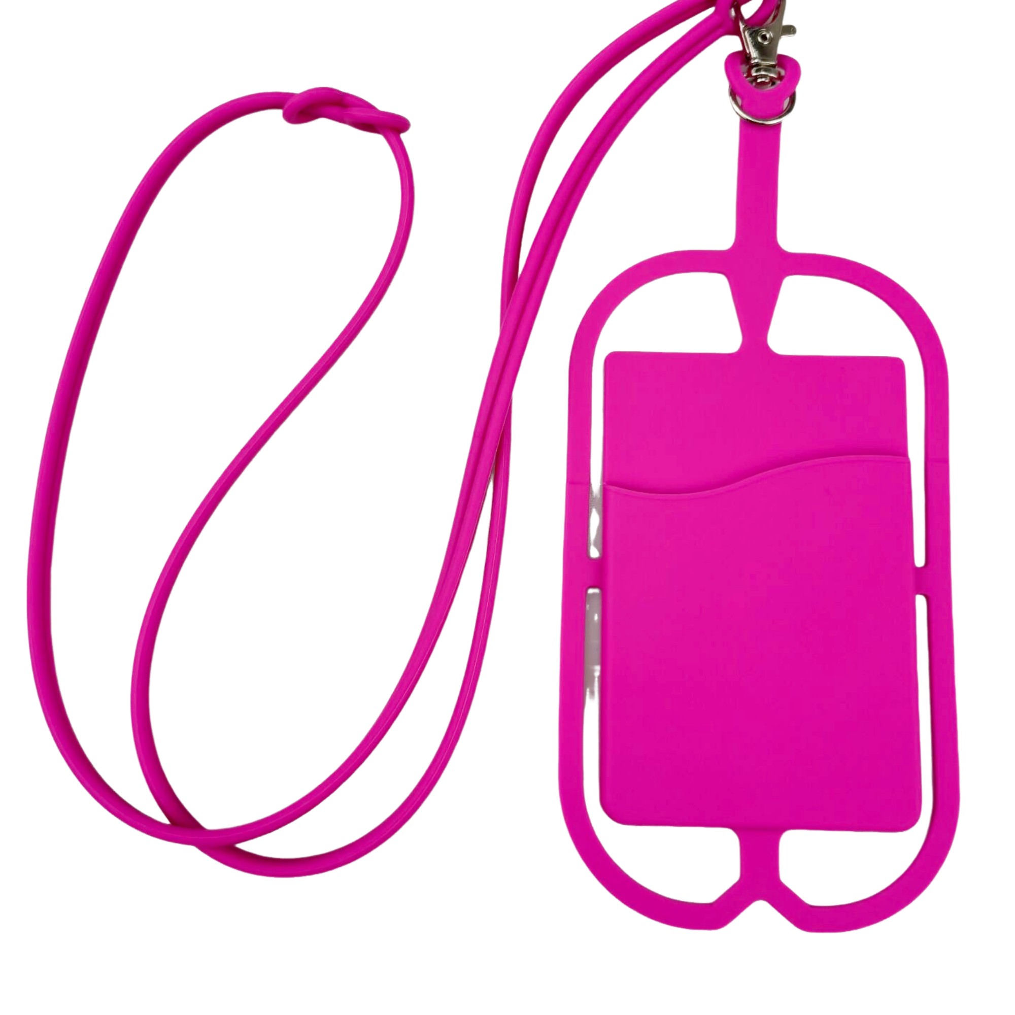 Silicone Phone Card Holder With Detachable Lanyard 10