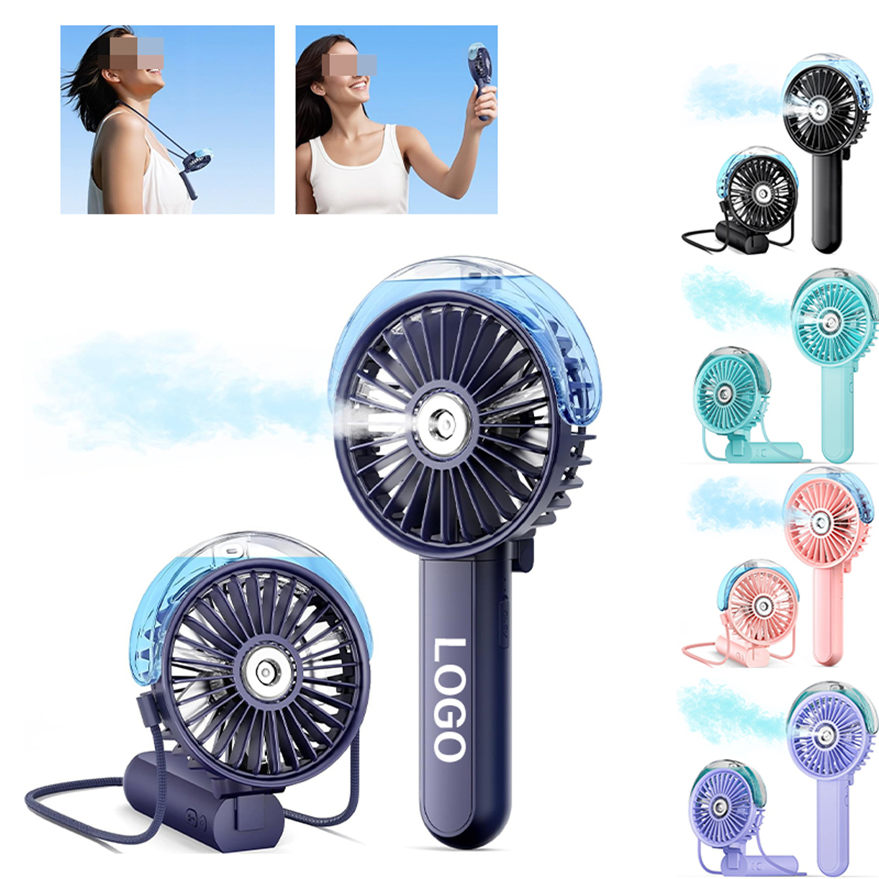 Portable Handheld Misting Fan 2