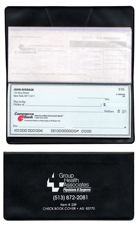 Standard Vinyl Checkbook Cover 1