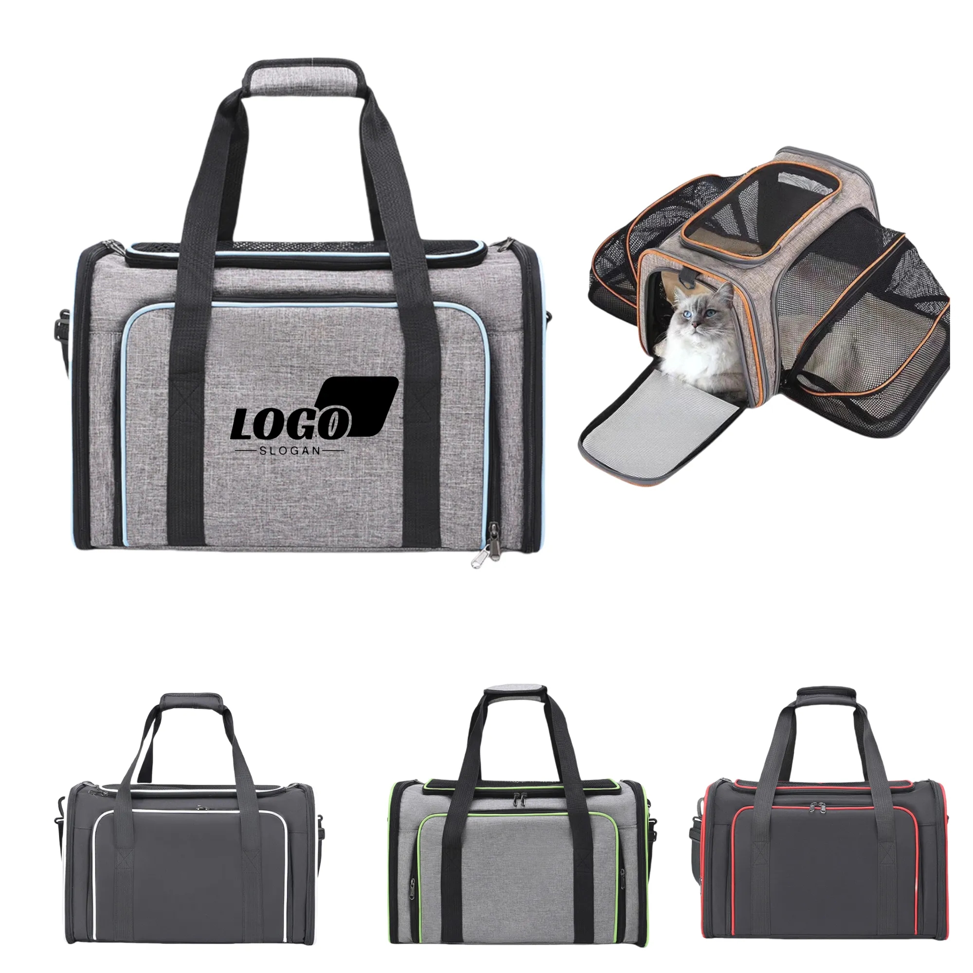 Foldable Travel Pet Carrier Bag MOQ20 6