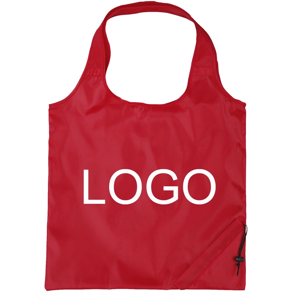 Logo Bungalow Foldaway Shopper Tote - 15"X15" 2