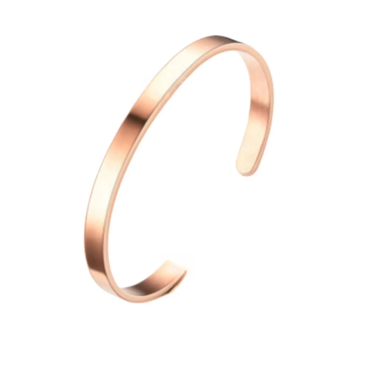 Titanium Steel C-Shaped Open Bracelet 3