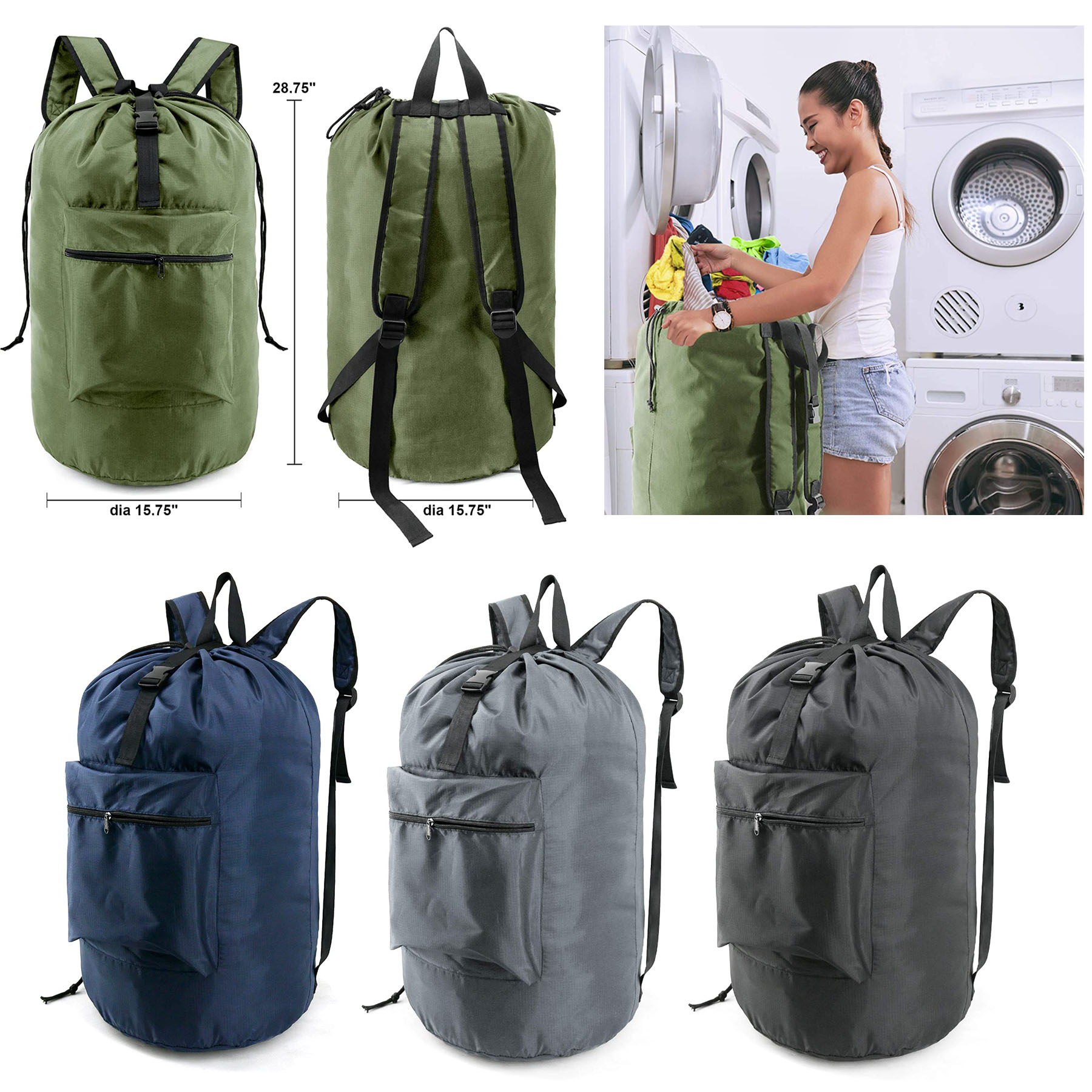 Laundry Bag Backpack