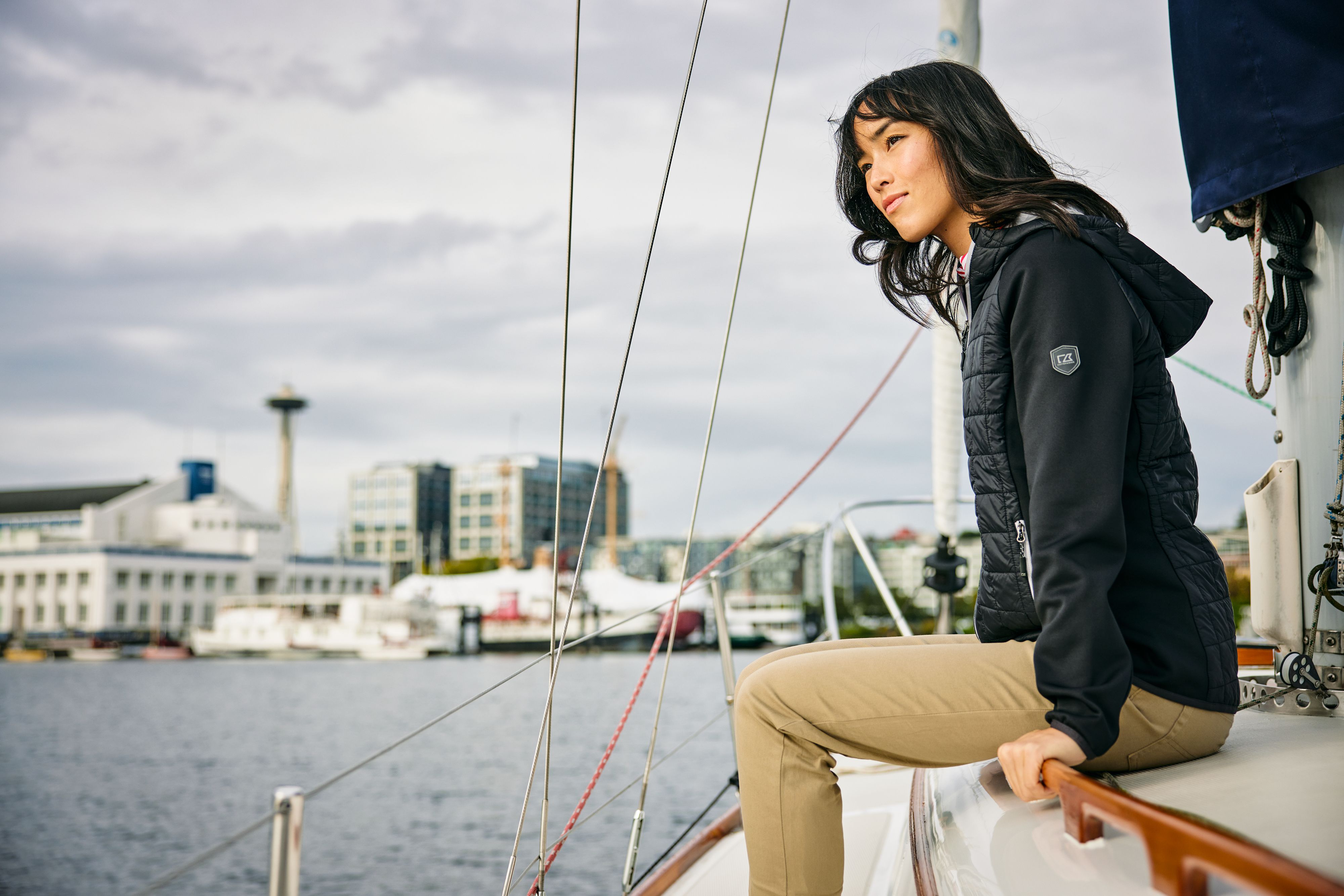 Rainier Primaloft Womens Eco Full Zip Hybrid Jacket