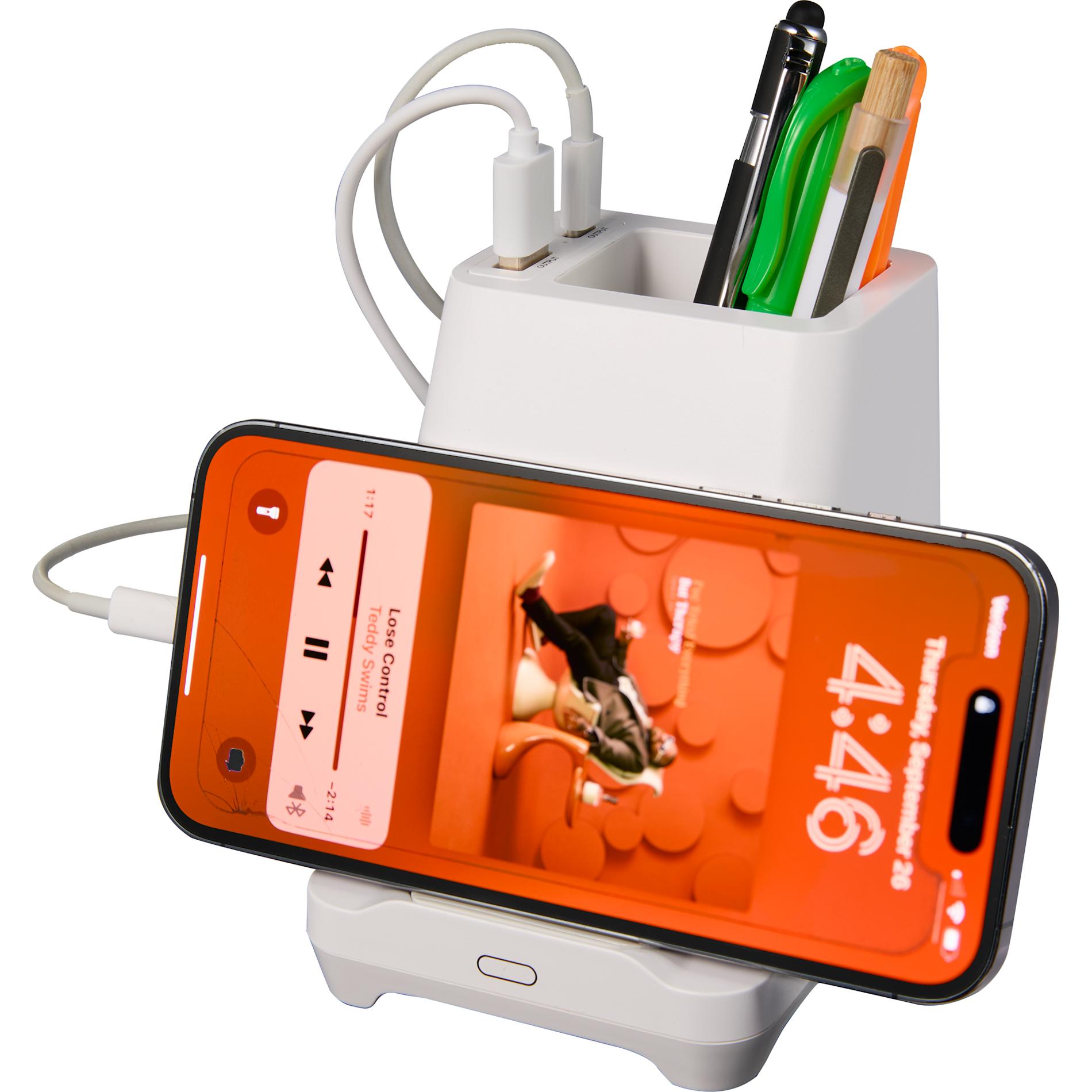 Desk Mate Organizer with Bluetooth Speaker and Hub 69