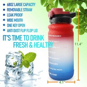 64 Oz/Half Gallon Motivational Water Bottle 4
