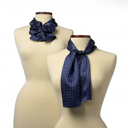 Navy Blue Newport Polyester Scarf - 8"x45" 2