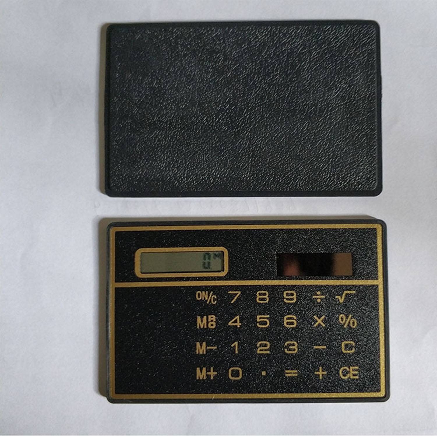 Mini Credit Card Design Solar Power Pocket calculator 7