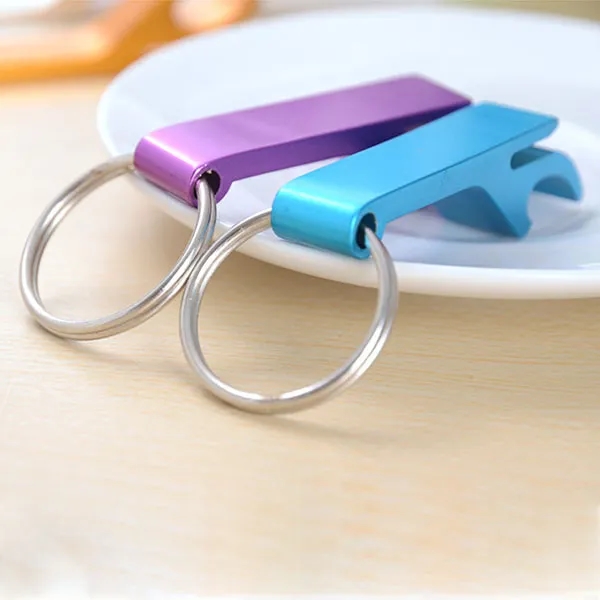 Aluminum Bottle Opener With Key Ring 2