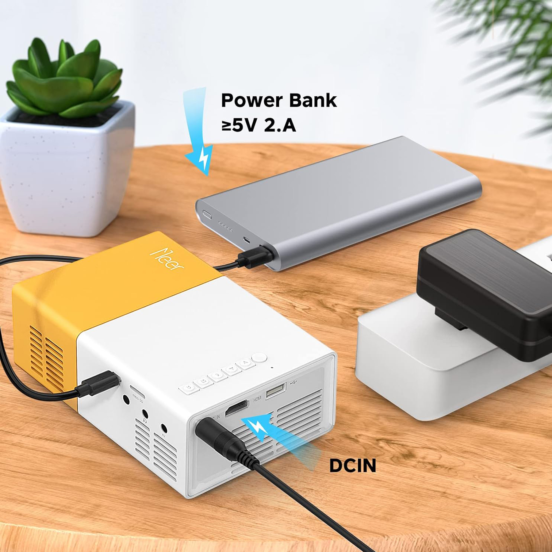 Portable Mini Home Theater Projector 5