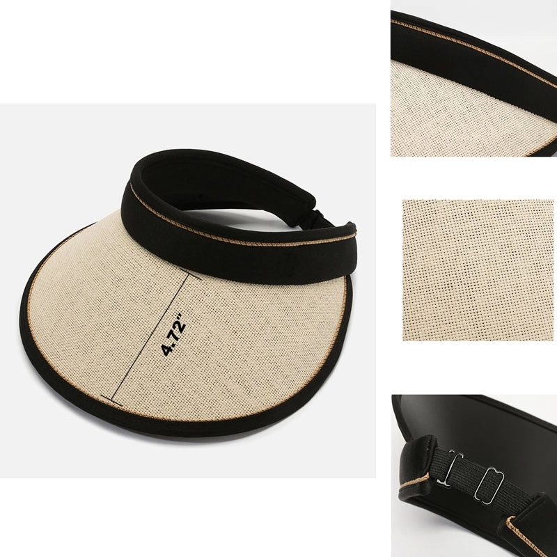 Custom Sun Visor Hat Wide Brim 4