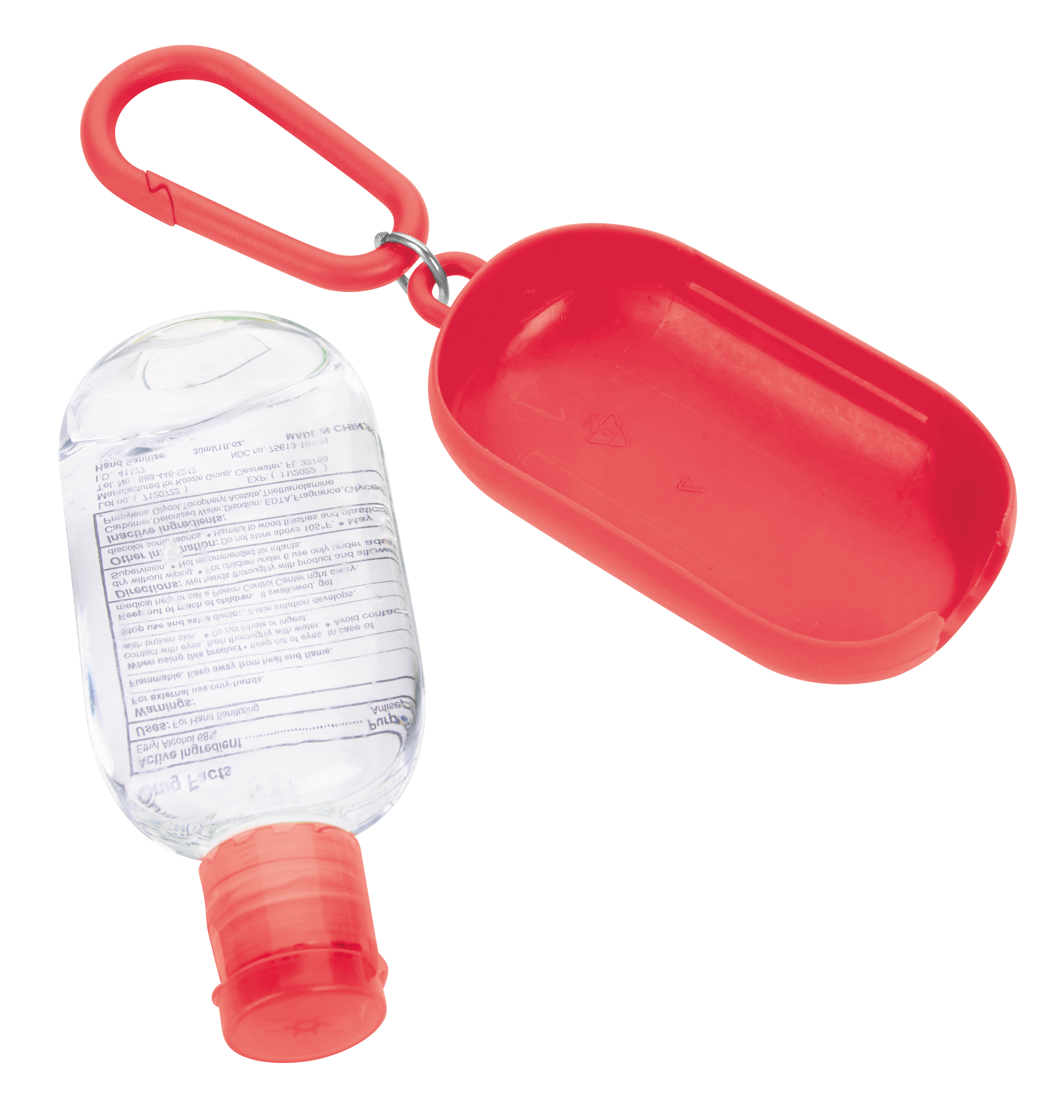 1 oz. Hand Sanitizer with Colorful Case and Carabiner 8