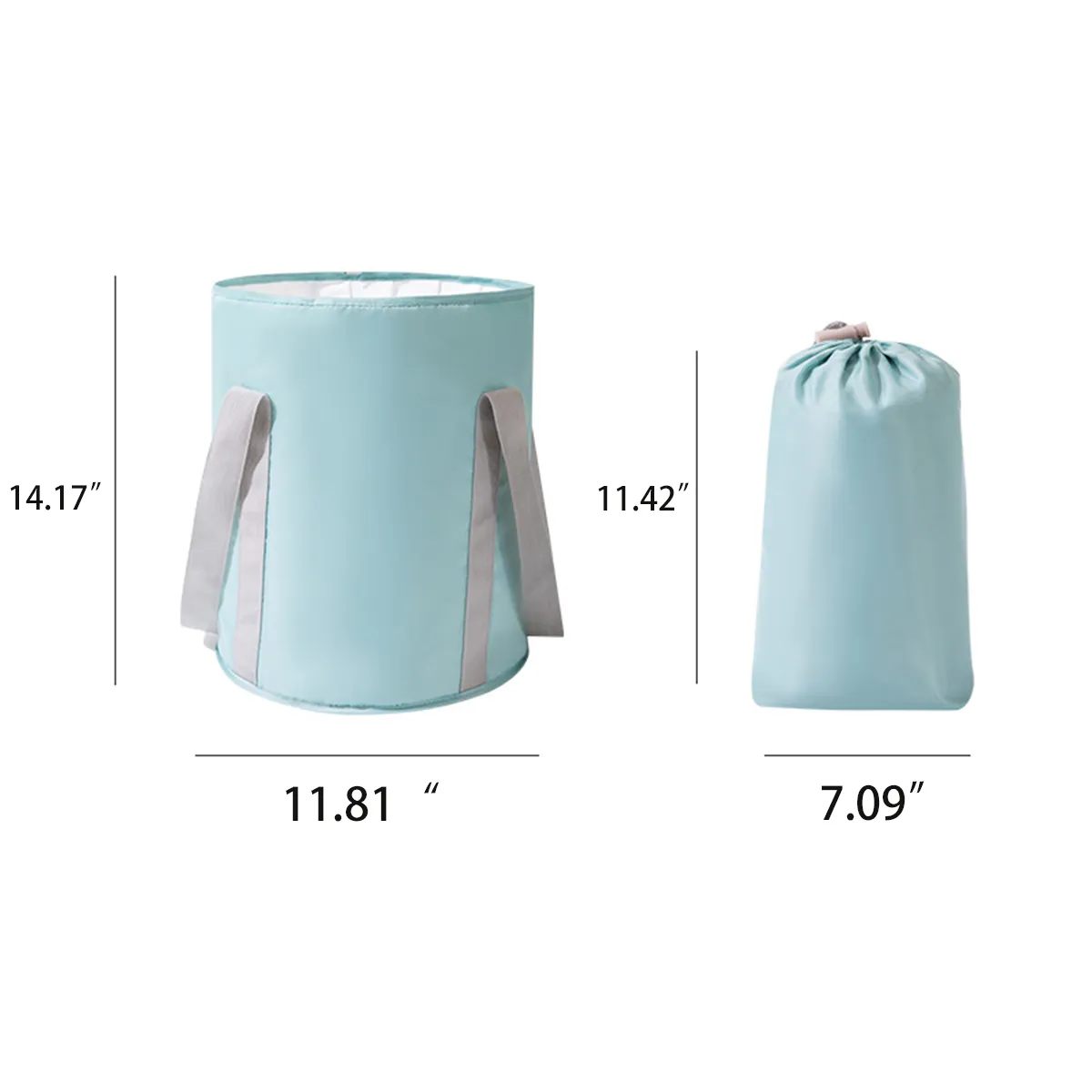 Foldable Multifunctional Collapsible Foot Soaking Bucket 3
