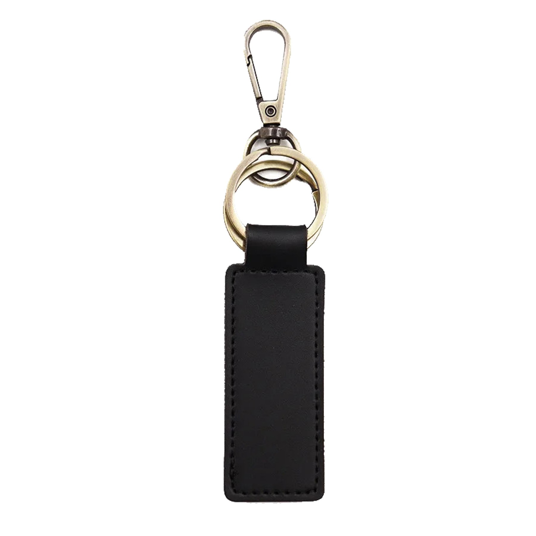 Double Loop Leather Keychain 4