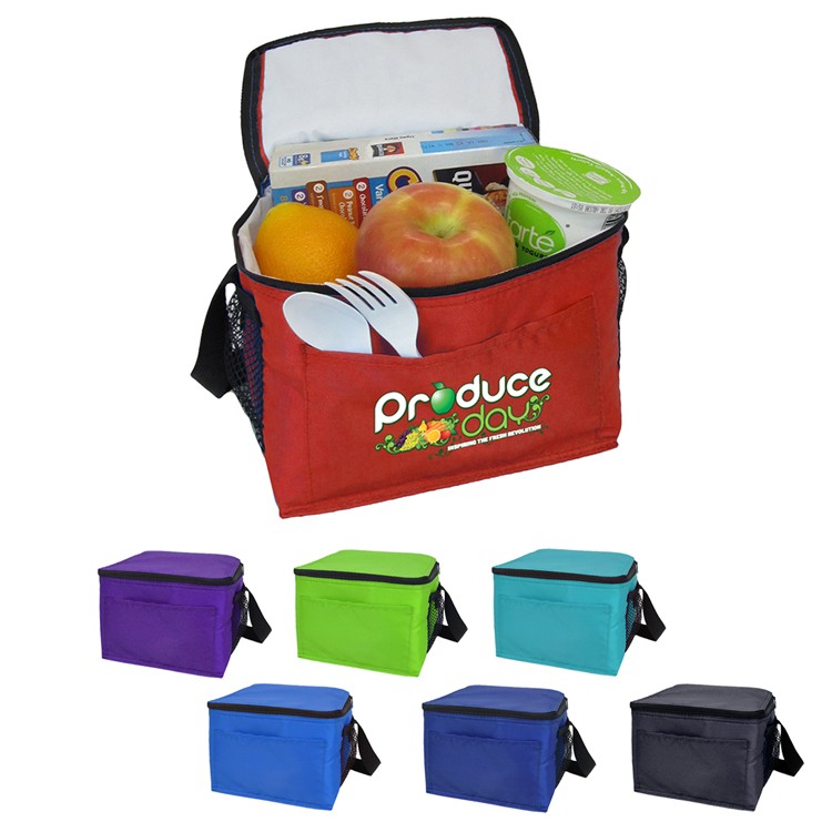 6-Can Cooler with both side mesh pockets 5