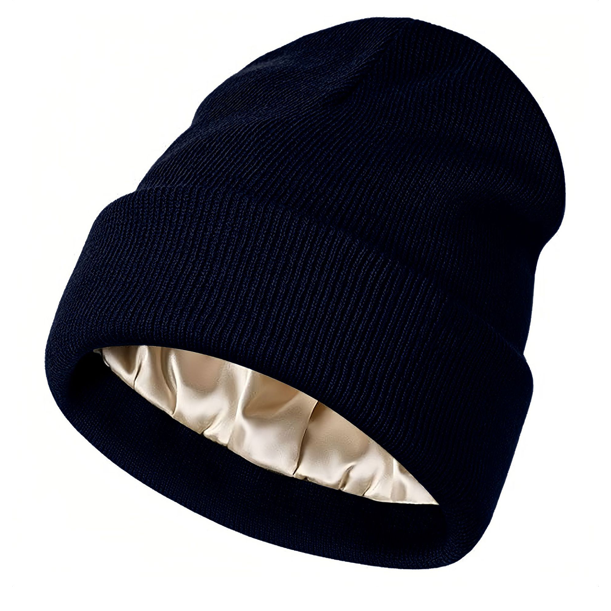 Winter Knit Cap With Smooth Lining 6