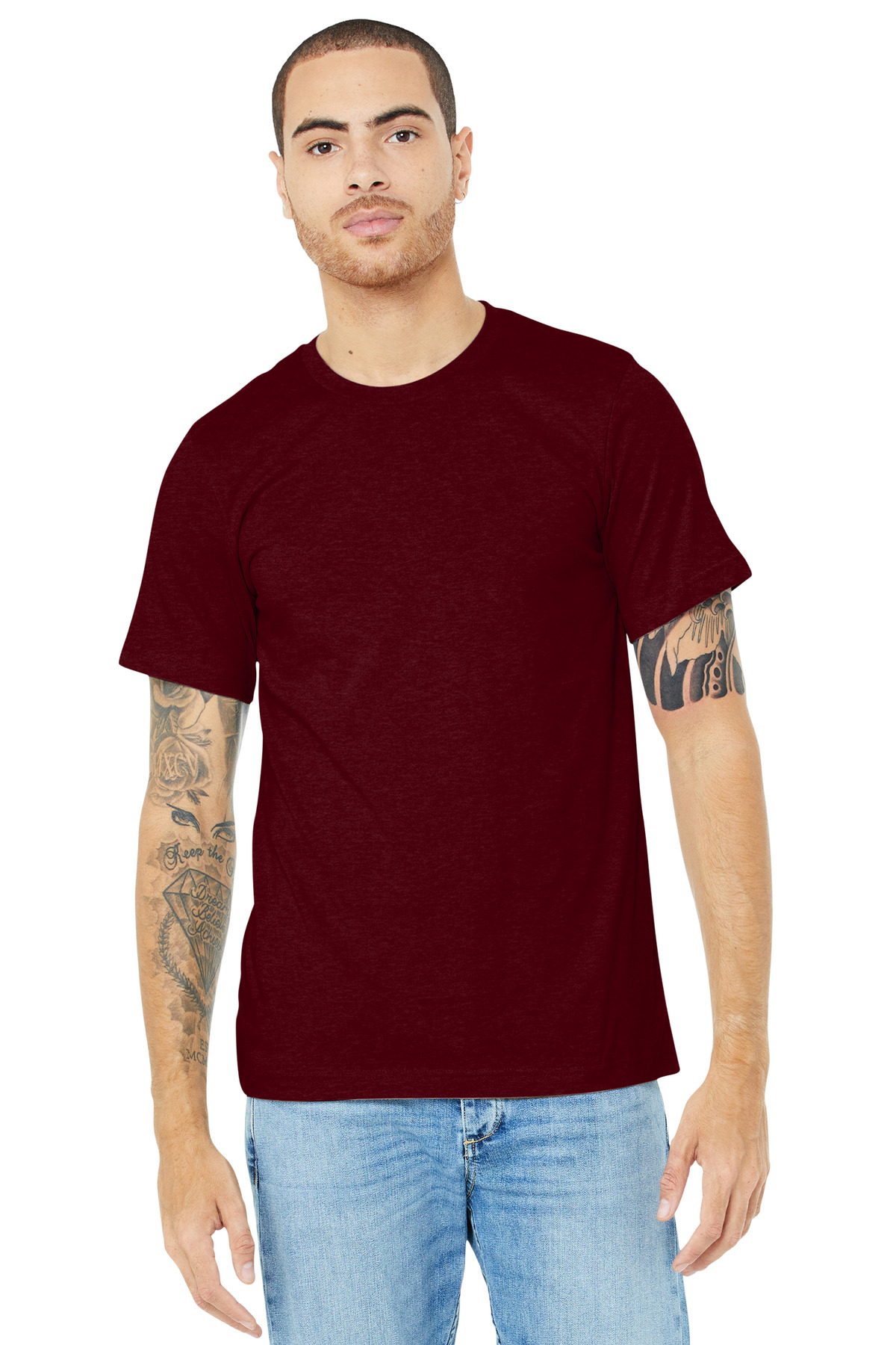 BELLA+CANVAS® Unisex Heather CVC Short Sleeve Tee 29