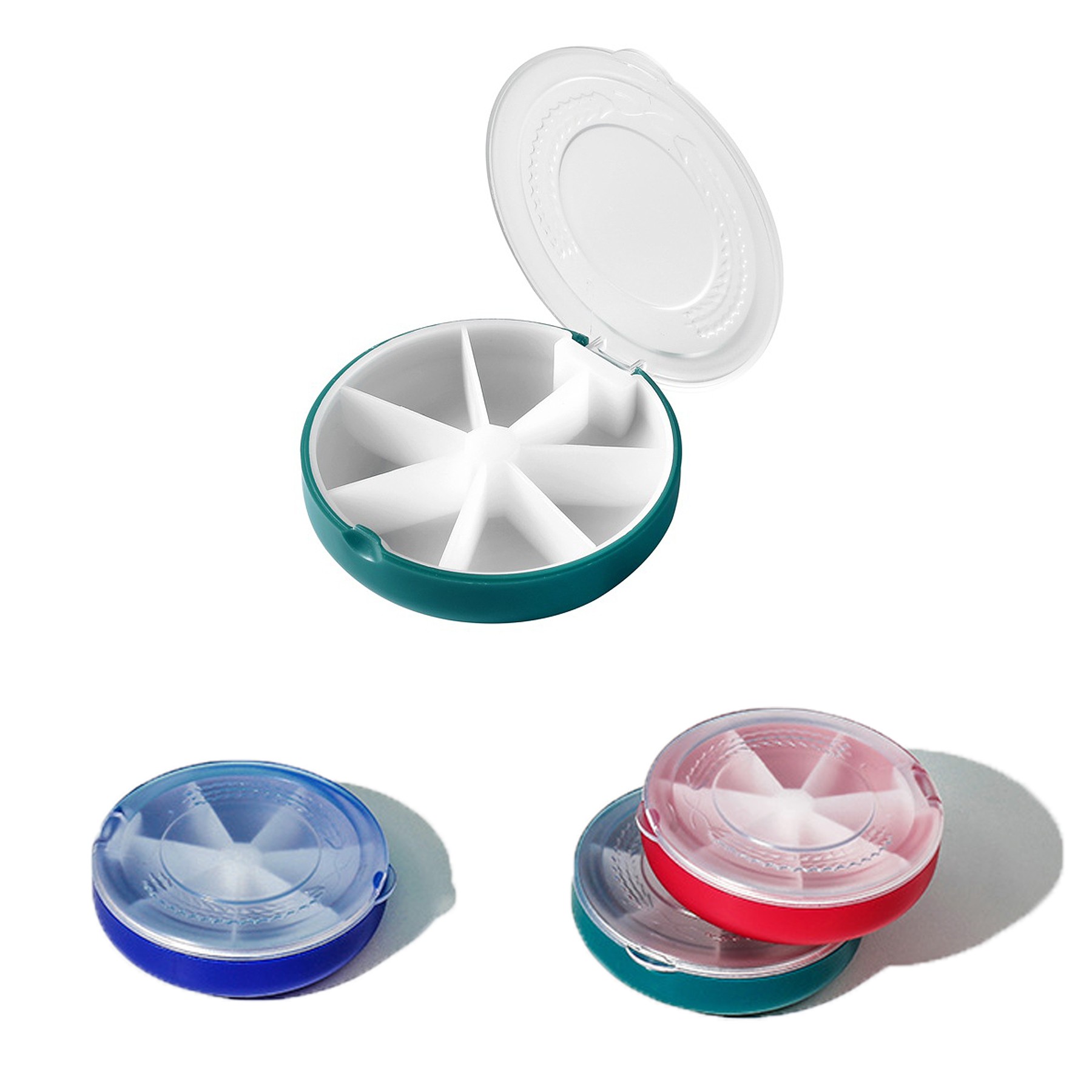 Round Weekly 7 Day Pill Organizer 5